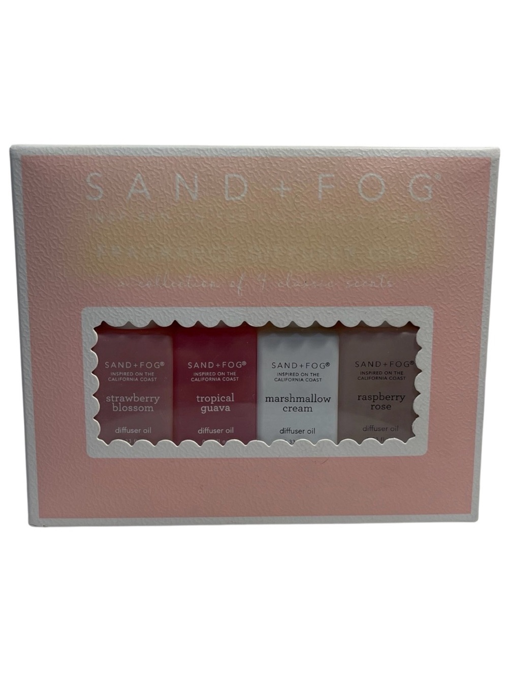 Sand + Fog Dessert Menu Diffuser Oil Set 4 pack 0.33 oz each - NWT **